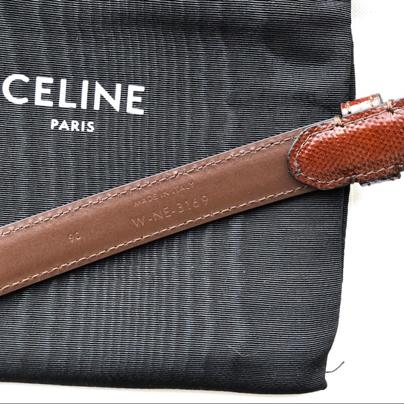 Brand New Celine Exotic Karung “6” Belt - Picture 8 of 15